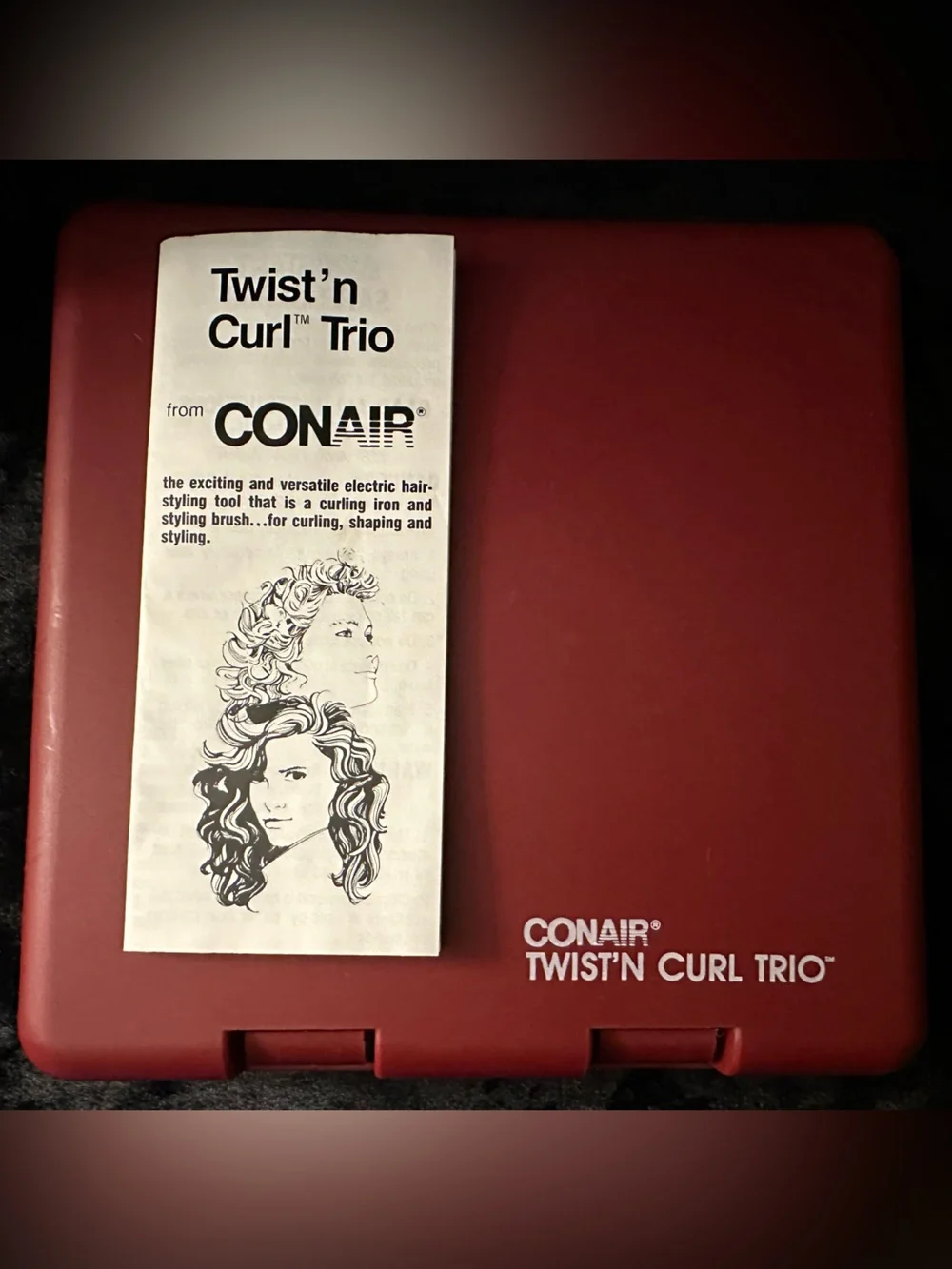 Vintage New/Unused Conair Twist 'N Curl Trio Hair Styling Set